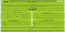 Thumbnail for Phytochemical screening and gram-negative antibacterial activity of carica papaya leaves extracts