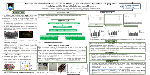 Preview of Isolation and characterization of xylopic acid from xylopia aethiopica and its antioxidant properties