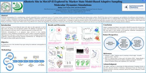 Preview of Allosteric Site in MetAP-II Explored by Markov State Model-Based Adaptive Sampling Molecular Dynamics Simulation
