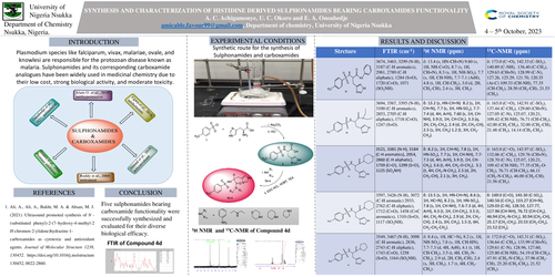 Preview of Synthesis and characterization of histidine derived sulphonamides bearing carboxamide functionality