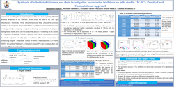 Thumbnail for Synthesis of substituted triazines and their investigation as corrosion inhibitors on mild steel in 1M HCl: Practical and Computational Approach