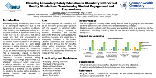 Preview of Elevating Laboratory Safety Education in Chemistry with Virtual Reality Simulations: Transforming Student Engagement and Preparedness