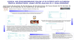 Thumbnail for Clinical And Echocardiographic Follow-up In Patiens With Sutureless Perceval Bioprosthesis: Single Center Analysis In 11 Years Experience