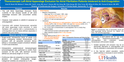 Thumbnail for Thoracoscopic Left Atrial Appendage Exclusion For Atrial Fibrillation Patients Intolerant To Anti-coagulation