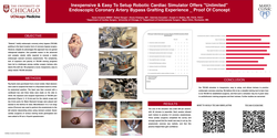 Thumbnail for Inexpensive & Easy To Setup Robotic Cardiac Simulator Offers “Unlimited” Endoscopic Coronary Artery Bypass Grafting Experience Proof Of Concept