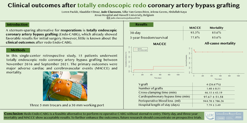 Preview of Clinical Outcomes After Totally Endoscopic Redo Coronary Artery Bypass Grafting