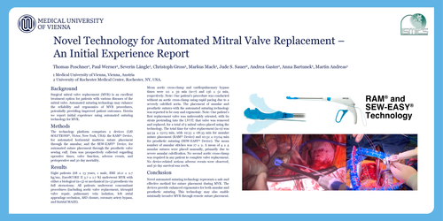 Preview of Novel Technology For Automated Mitral Valve Replacement - An Initial Experience Report