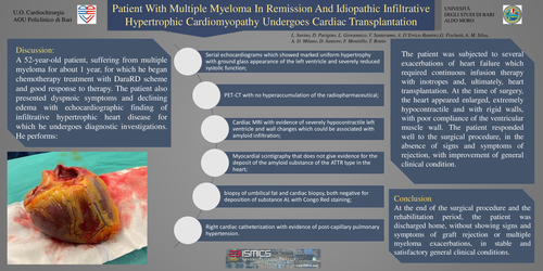 Preview of Patient With Multiple Myeloma In Remission And Idiopathic Infiltrative Hypertrophic Cardiomyopathy Undergoes Cardiac Transplantation.