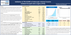 Thumbnail for Does Triscore Predict The Outcomes Of Endoscopic Minimal Invasive Isolated Tricuspid Valvular Disease?