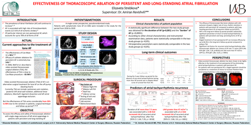 Preview of Effectiveness Of Thoracoscopic Ablation Of Persistent And Long-standing Atrial Fibrillation