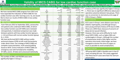 Preview of Validity Of Mics Cabg For Low Cardiac Function Case