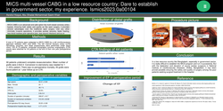 Thumbnail for Mics Multi-vessel Cabg In A Low Resource Country: Dare To Establish In Government Sector, My Experience.