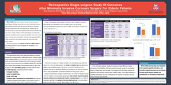 Thumbnail for Retrospective Single-surgeon Study Of Outcomes After Minimally Invasive Coronary Surgery For Elderly Patients