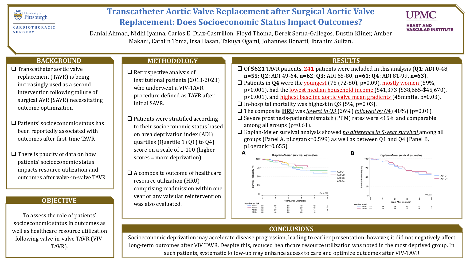 Thumbnail for Transcatheter Aortic Valve Replacement After Surgical Aortic Valve Replacement: Does Socioeconomic Status Impact Outcomes?