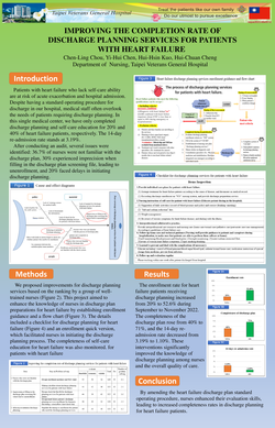 Thumbnail for IMPROVING THE COMPLETION RATE OF DISCHARGE PLANNING SERVICES FOR PATIENTS WITH HEART FAILURE