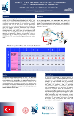 Thumbnail for THE EFFECT OF RFID TECHNOLOGY FROM INNOVATIVE TECHNOLOGIES ON PATIENT SAFETY IN THE OPERATING ROOM PROCESS
