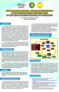 Thumbnail for THE ROLE CASE MANAGER AND ITS IMPLEMENTATION 
IN SUPPORTING IMPLEMENTATION PATIENT CENTERED CARE (PCC)
 IN PKU MUHAMMADIYAH HOSPITAL YOGYAKARTA