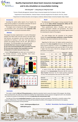 Preview of QUALITY IMPROVEMENT ABOUT TEAM RESOURCES MANAGEMENT AND IN-SITU SIMULATION ON RESUSCITATION TRAINING