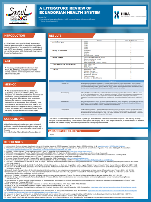 Preview of AN EXPLORATORY RESEARCH ON QUALITY OF HEALTHCARE IN ECUADOR FOR THE IDB-HIRA JOINT CONSULTATION PROJECT ON HEALTH POLICY: A SYSTEMATIC REVIEW