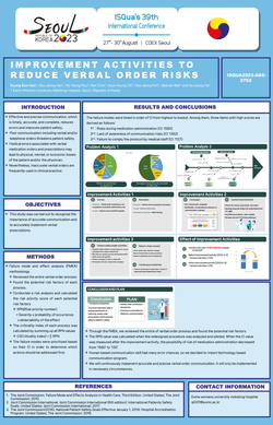 Thumbnail for IMPROVEMENT ACTIVITIES TO REDUCE VERBAL ORDER RISKS