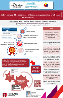 Thumbnail for SAFETY CULTURE: THE IMPORTANCE OF HARMONIOUS, ROBUST AND BRIEF MEASUREMENT