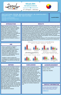 Preview of INITIATING PROM MEASUREMENT IN ONCOLOGY HOSPITAL – HOW WE INITIATED