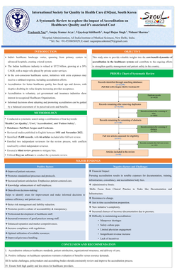 Thumbnail for A SYSTEMATIC REVIEW TO EXPLORE THE IMPACT OF ACCREDITATION ON HEALTHCARE QUALITY & ITS ASSOCIATED COST