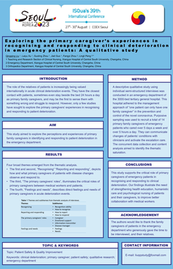 Thumbnail for EXPLORING THE PRIMARY CAREGIVER’S EXPERIENCES IN RECOGNISING AND RESPONDING CLINICAL DETERIORATION IN EMERGENCY PATIENTS: A QUALITATIVE STUDY