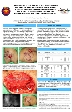 Thumbnail for COMPARISON OF DETECTION OF SUPERIOR GLUTEAL ARTERY PERFORATOR BY INDOCYANINE GREEN FLUORESCENCE NEAR-INFRARED ANGIOGRAPHY AND ACOUSTIC DOPPLER SONOGRAPHY FOR RECONSTRUCTION OF SACRAL PRESSURE INJURY