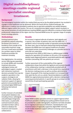 Thumbnail for DIGITAL MULTIDISCIPLINARY MEETINGS ENABLE REGIONAL SPECIALIST ONCOLOGY TREATMENT.