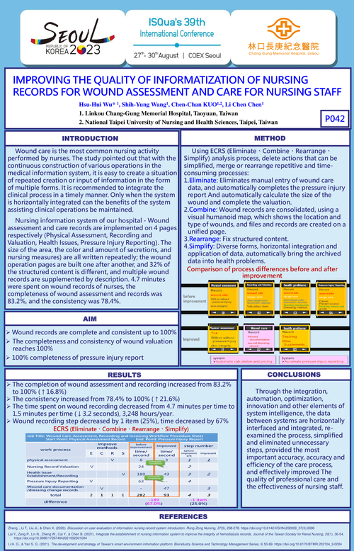 Preview of IMPROVING THE QUALITY OF INFORMATIZATION OF NURSING RECORDS FOR WOUND ASSESSMENT AND CARE FOR NURSING STAFF