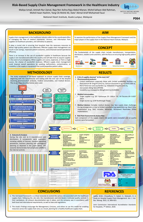 Preview of RISK-BASED SUPPLY CHAIN MANAGEMENT FRAMEWORK IN THE HEALTHCARE INDUSTRY