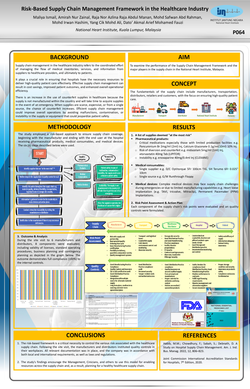 Thumbnail for RISK-BASED SUPPLY CHAIN MANAGEMENT FRAMEWORK IN THE HEALTHCARE INDUSTRY