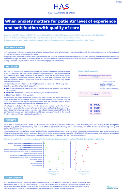 Preview of WHEN ANXIETY MATTERS FOR PATIENTS’ LEVEL OF EXPERIENCE AND SATISFACTION WITH QUALITY OF CARE