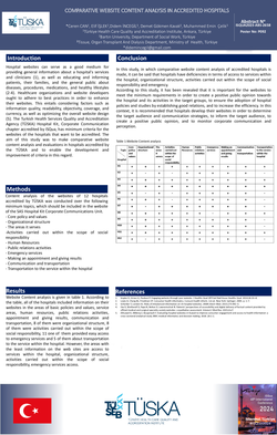 Thumbnail for COMPARATIVE WEBSITE CONTENT ANALYSIS IN ACCREDITED HOSPITALS