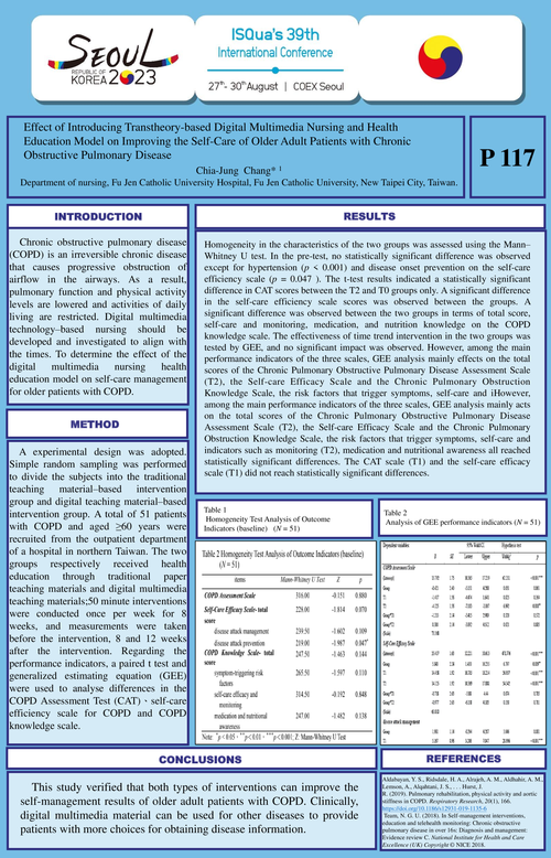 Preview of EFFECT OF INTRODUCING TRANSTHEORY-BASED DIGITAL MULTIMEDIA NURSING AND HEALTH EDUCATION MODEL ON IMPROVING THE SELF-CARE OF OLDER ADULT PATIENTS WITH CHRONIC OBSTRUCTIVE PULMONARY DISEASE