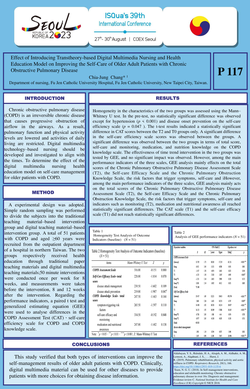 Thumbnail for EFFECT OF INTRODUCING TRANSTHEORY-BASED DIGITAL MULTIMEDIA NURSING AND HEALTH EDUCATION MODEL ON IMPROVING THE SELF-CARE OF OLDER ADULT PATIENTS WITH CHRONIC OBSTRUCTIVE PULMONARY DISEASE