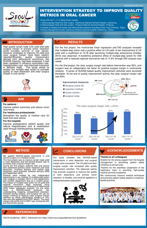 Preview of NUDGE-BASED INTERVENTION STRATEGY TO IMPROVE QUALITY METRICS IN ORAL CANCER