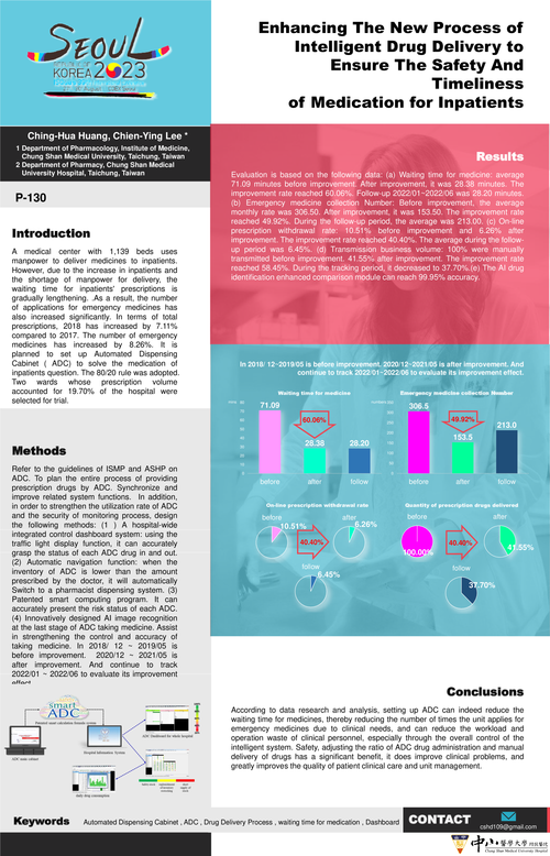 Preview of ENHANCING THE NEW PROCESS OF INTELLIGENT DRUG DELIVERY TO ENSURE THE SAFETY AND TIMELINESS OF MEDICATION FOR INPATIENTS