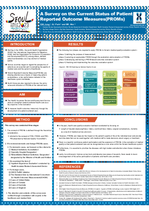 Preview of A SURVEY ON THE CURRENT STATUS OF PATIENT-REPORTED OUTCOME MEASURES