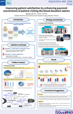 Thumbnail for IMPROVING PATIENT SATISFACTION BY ENHANCING PAYMENT CONVENIENCE OF PATIENTS VISITING THE BLOOD DONATION STATION