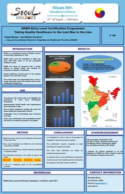 Thumbnail for NABH ENTRY LEVEL CERTIFICATION PROGRAMME:  TAKING QUALITY HEALTHCARE TO THE LAST MAN IN THE LINE