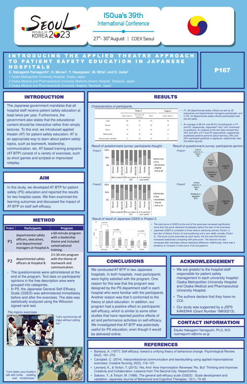 Preview of INTRODUCING THE APPLIED THEATRE APPROACH TO PATIENT SAFETY EDUCATION IN JAPANESE HOSPITALS