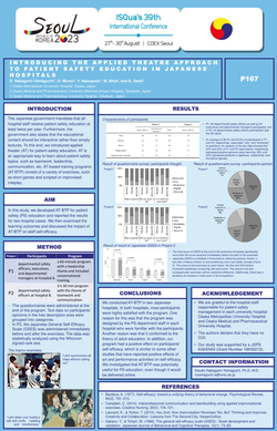 Thumbnail for INTRODUCING THE APPLIED THEATRE APPROACH TO PATIENT SAFETY EDUCATION IN  JAPANESE HOSPITALS