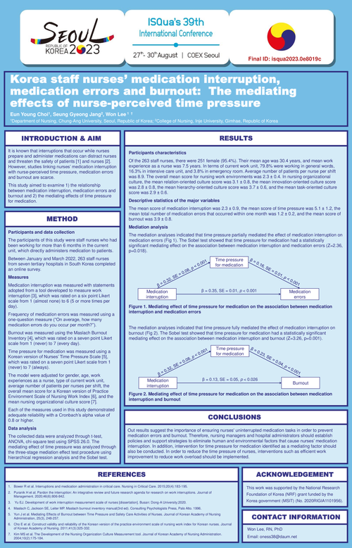 Preview of KOREAN STAFF NURSES’ MEDICATION INTERRUPTION, MEDICATION ERRORS, AND BURNOUT: THE MEDIATING EFFECTS OF NURSE-PERCEIVED TIME PRESSURE