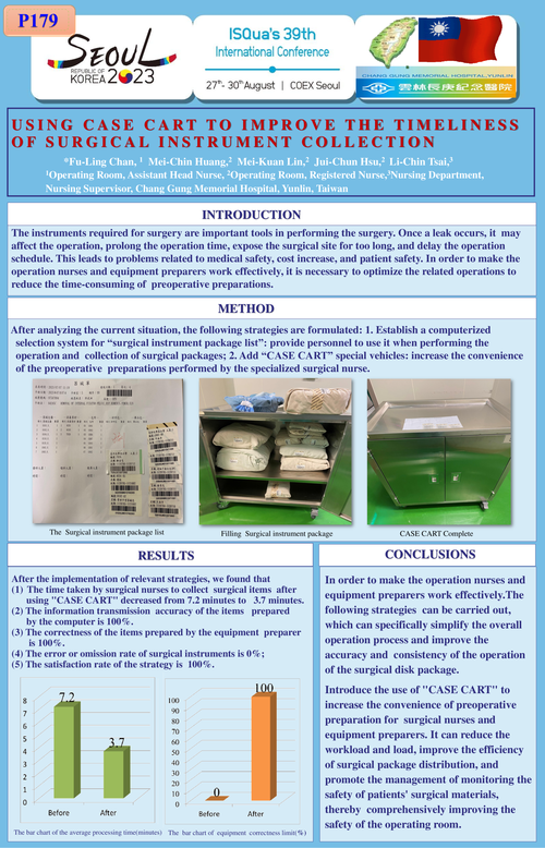 Preview of USING CASE CART TO IMPROVE THE TIMELINESS OF SURGICAL INSTRUMENT COLLECTION