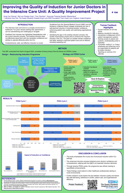Thumbnail for IMPROVING THE QUALITY OF INDUCTION FOR JUNIOR DOCTORS IN THE INTENSIVE CARE UNIT: A QUALITY IMPROVEMENT PROJECT
