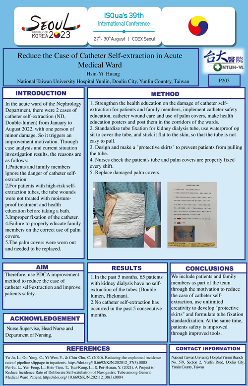 Preview of REDUCE THE CASE OF CATHETER SELF-EXTRACTION IN ACUTE MEDICAL WARD