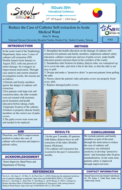 Thumbnail for REDUCE THE CASE OF CATHETER SELF-EXTRACTION IN ACUTE MEDICAL WARD