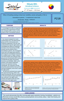 Thumbnail for EFFECT OF BREATHING TRAINING ON HEART RATE VARIABILITY, ANXIETY AND QUALITY OF LIFE IN HEMODIALYSIS PATIENTS : A RANDOMIZED CONTROL TRIAL